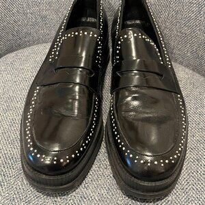 Bruno Ricci for Diana B black studded boots Euro size 41 (US 9.5)